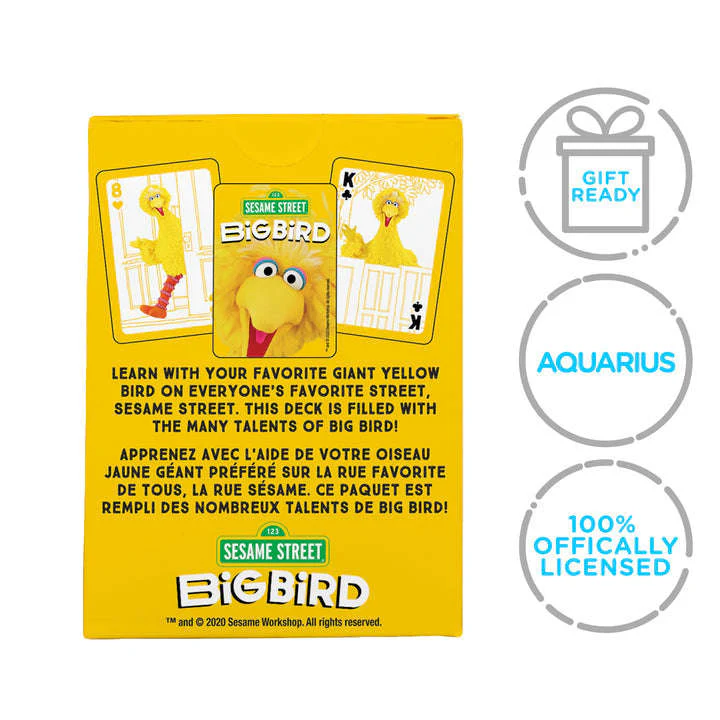 Sesame Street Big Bird Playing Cards Aquarius - Image 2