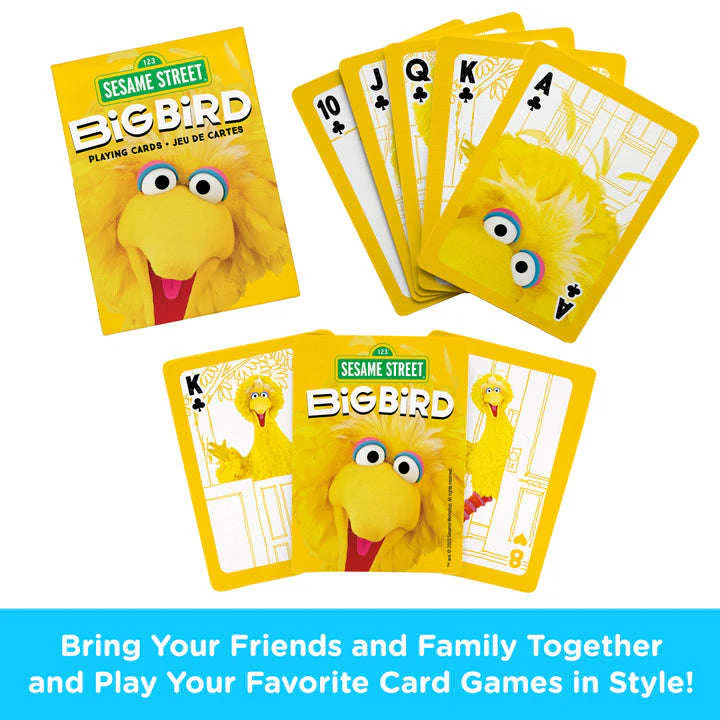 Sesame Street Big Bird Playing Cards Aquarius - Image 6