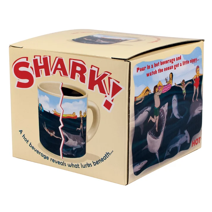 Shark! Heat-Changing Coffee Mug - Image 4