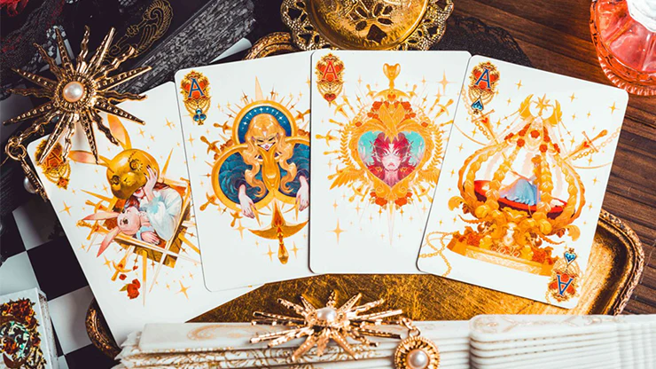 Silence V3 (White) Playing Cards - Image 2