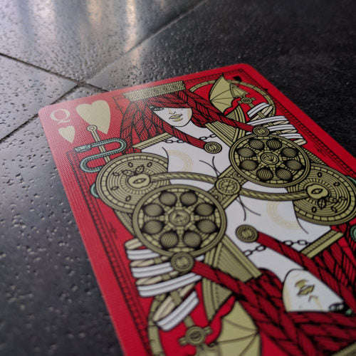 Sins Anima v1 Red Playing Cards LPCC - Image 13