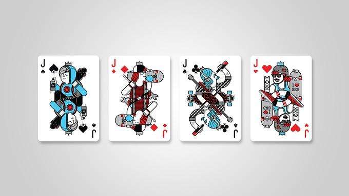 Skateboard v1 Playing Cards USPCC - Image 6