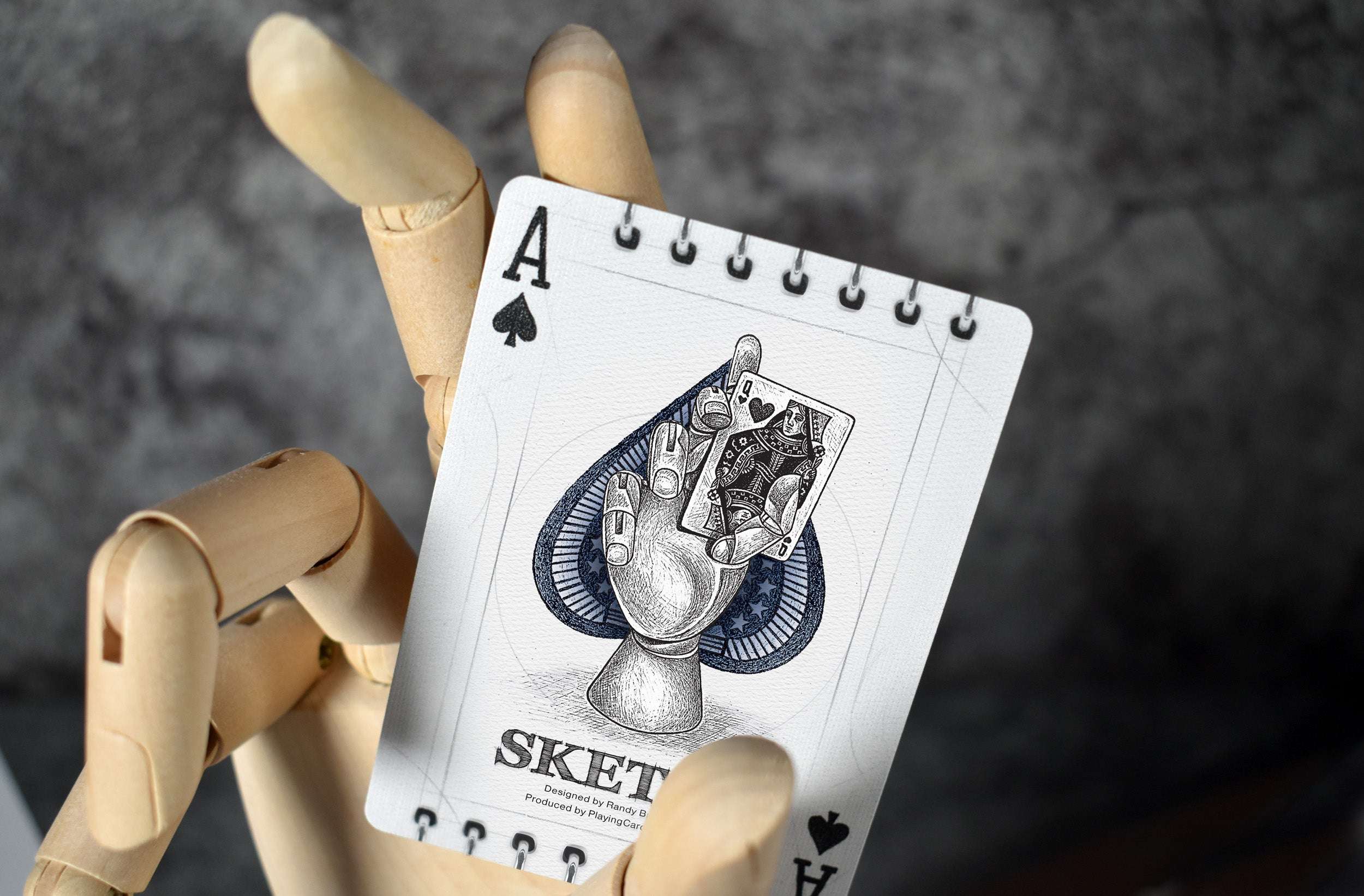 Sketch Bicycle Playing Cards - Image 3