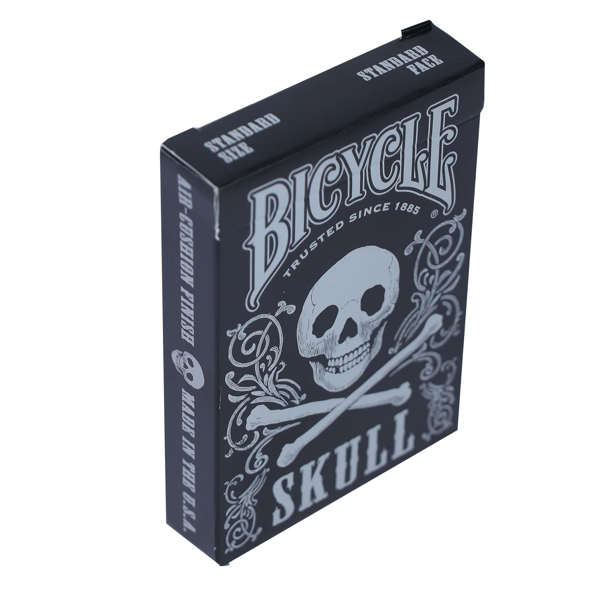 Skull Metallic Silver Bicycle Playing Cards - Image 5