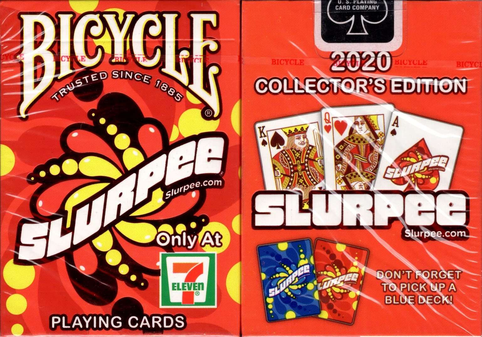 Slurpee Red 2020 Bicycle Playing Cards