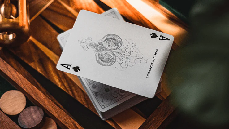 Smoke & Mirrors v8 Silver Playing Cards USPCC - Image 6