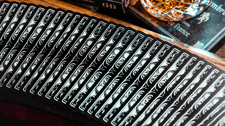Smoke & Mirrors v8 Black Deluxe Playing Cards USPCC - Image 4