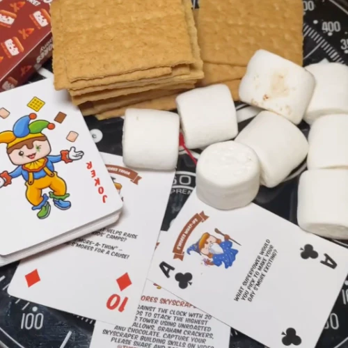 S'mores-Themed Playing Cards, Triva, Challenges, Smore Games - Image 4