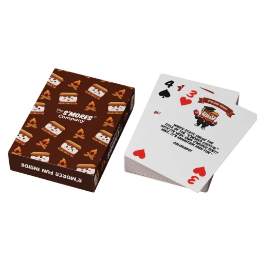S'mores-Themed Playing Cards, Triva, Challenges, Smore Games - Image 8