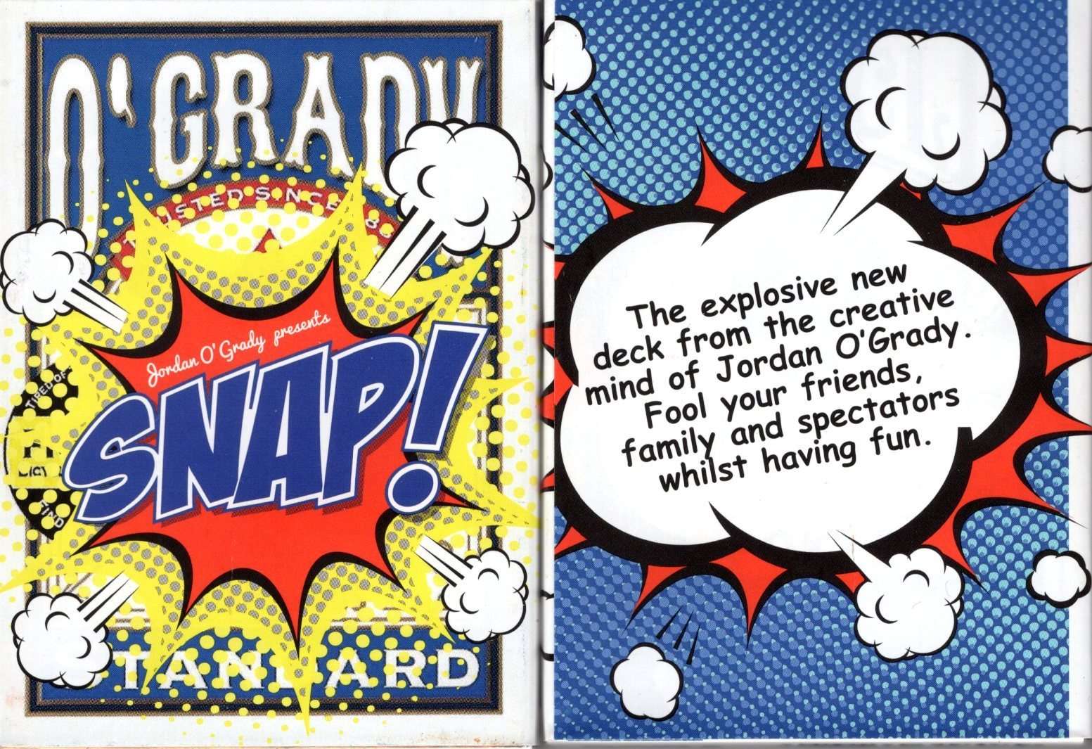 Snap! Novelty "Exploding" Blue Bicycle Playing Cards