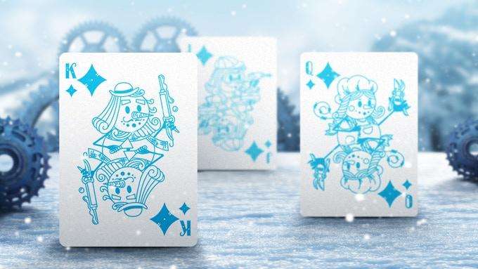 Snowman Factory Playing Cards USPCC - Image 4
