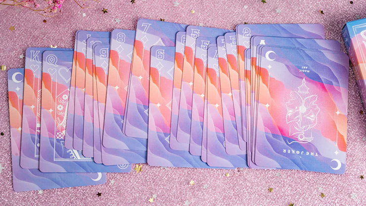 Solokid Rainbow Dream Purple Blue Playing Cards TPCC - Image 2