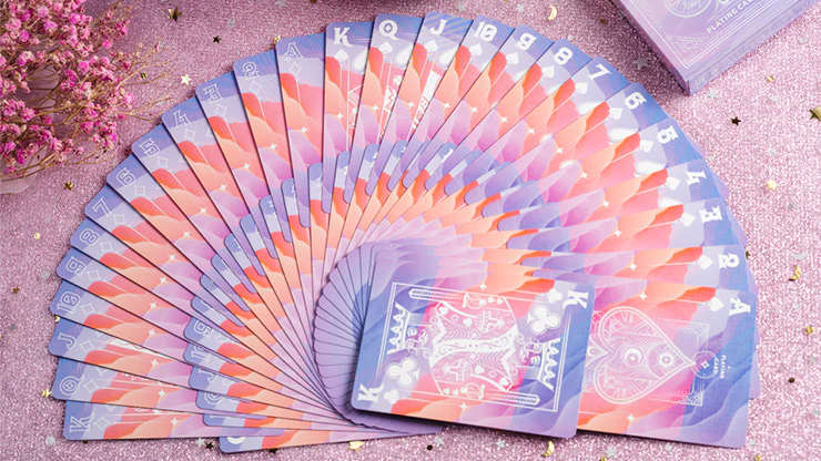 Solokid Rainbow Dream Purple Blue Playing Cards TPCC - Image 3