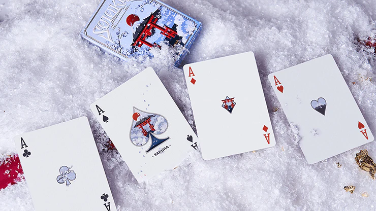 Solokid Sakura Blue Playing Cards MPC - Image 6