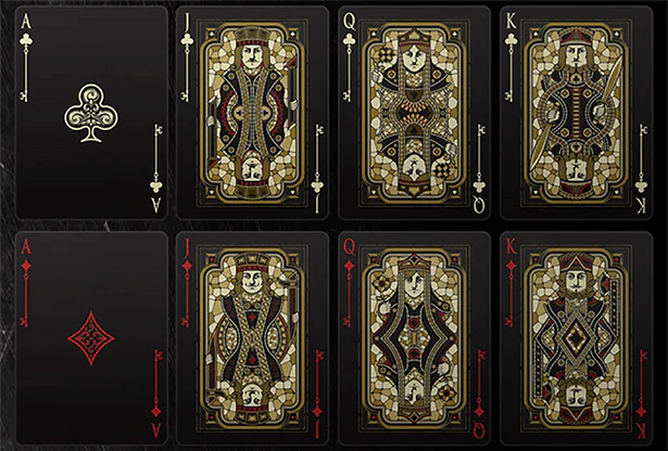 Spirit II Black Bicycle Playing Cards - Image 2