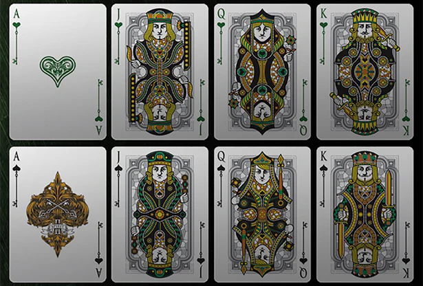 Spirit II Green Bicycle Playing Cards - Image 3