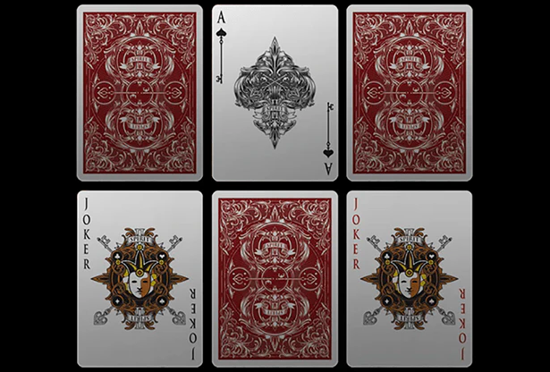 Spirit II Red MetalLuxe Bicycle Playing Cards - Image 5