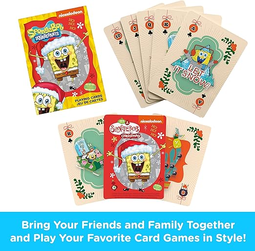 SpongeBob Holiday Playing Cards by Aquarius - Image 5