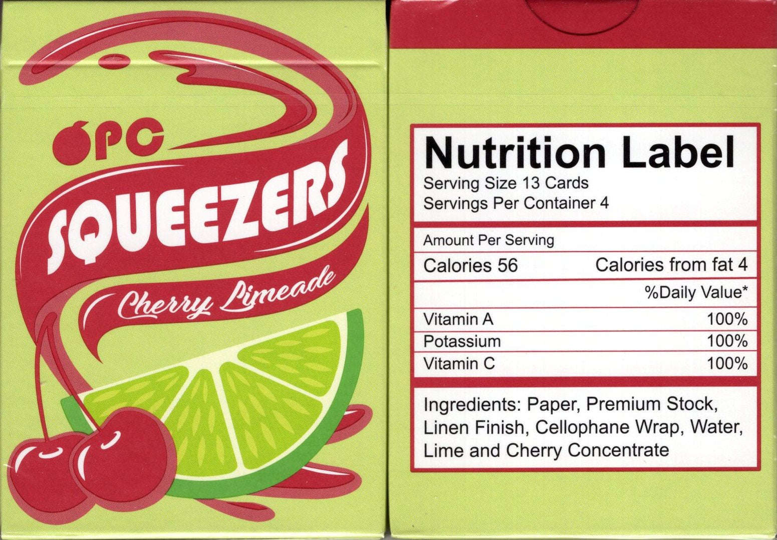 Squeezers v4 Playing Cards USPCC