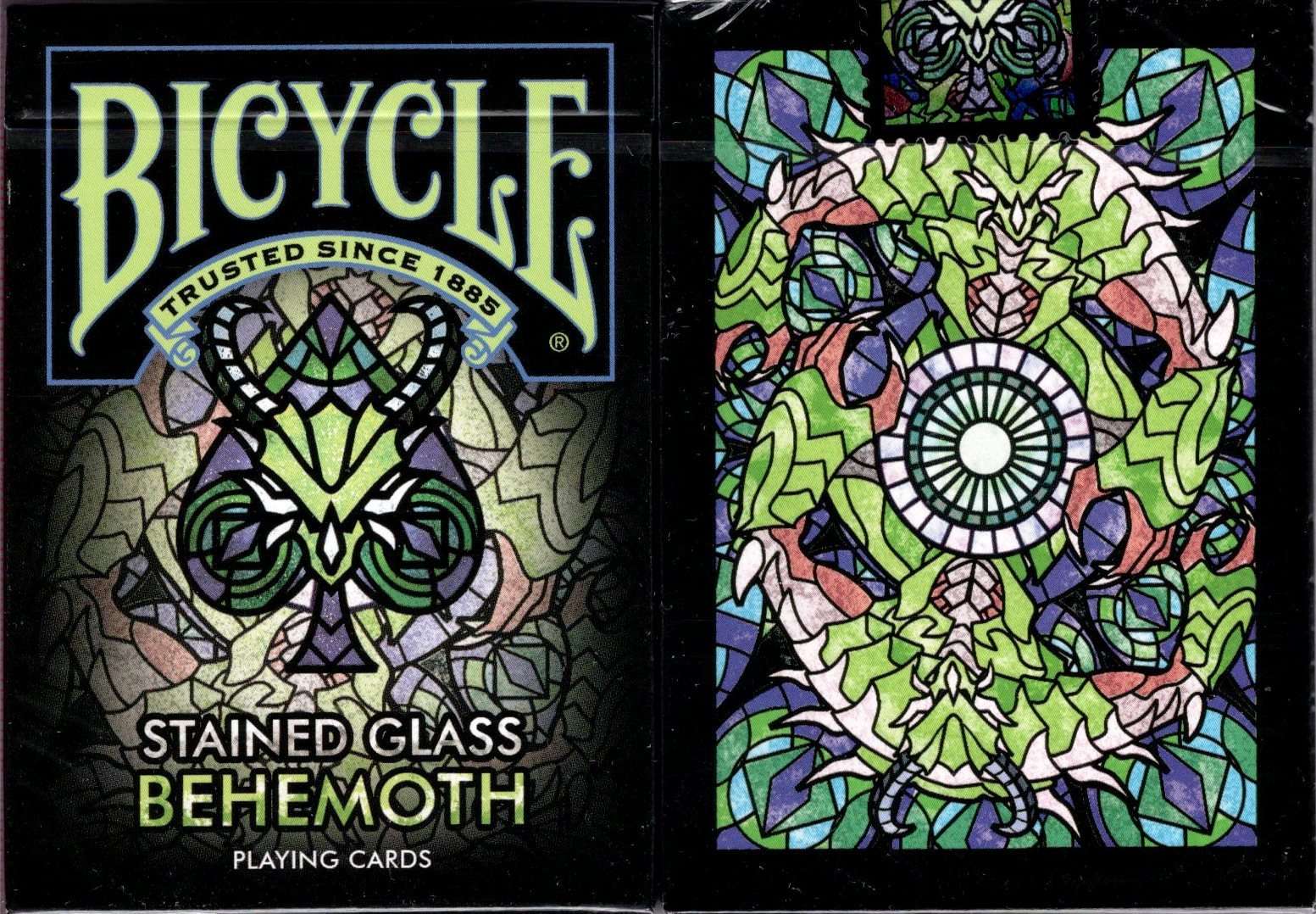 Stained Glass Behemoth Bicycle Playing Cards