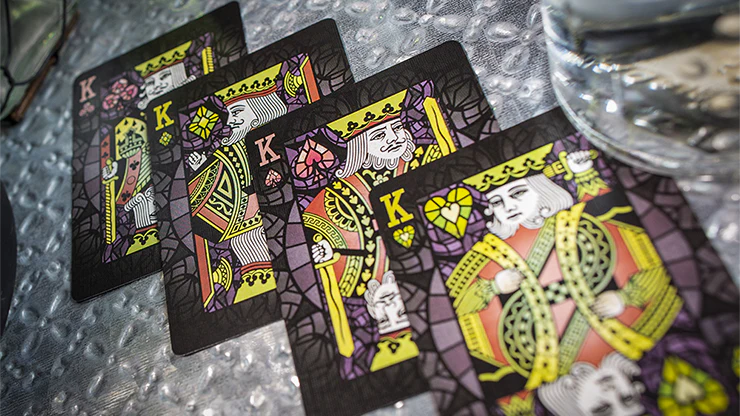 Stained Glass Behemoth Bicycle Playing Cards - Image 2