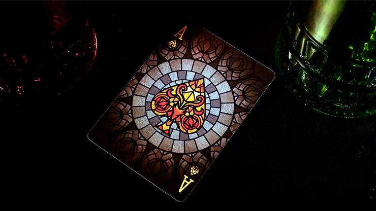 Stained Glass Phoenix Bicycle Playing Cards - Image 3