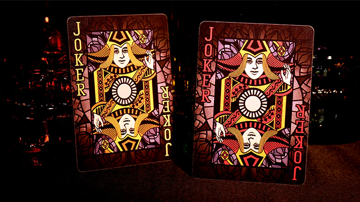 Stained Glass Phoenix Bicycle Playing Cards - Image 4