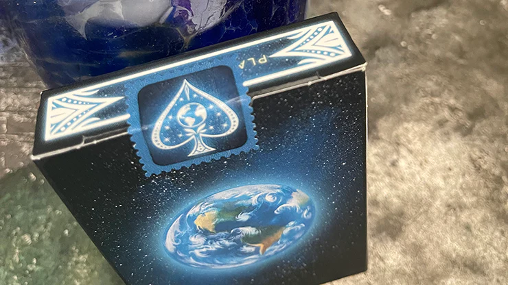 Starlight Earth Glow Bicycle Playing Cards - Image 3