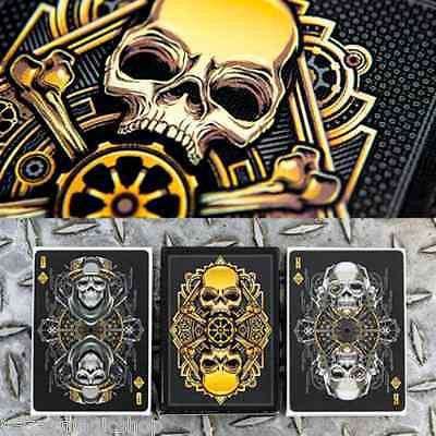 Steampunk Bandits Bicycle Playing Cards - Black & White - Image 7