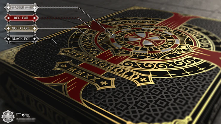 Stronghold Crimson Special Edition Playing Cards USPCC - Image 2