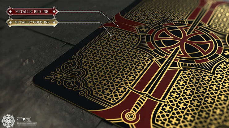 Stronghold Crimson Special Edition Playing Cards USPCC - Image 4