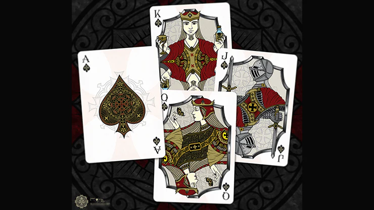 Stronghold Crimson Special Edition Playing Cards USPCC - Image 6