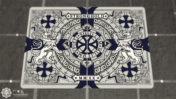 Stronghold Sapphire Special Edition Playing Cards USPCC - Image 4