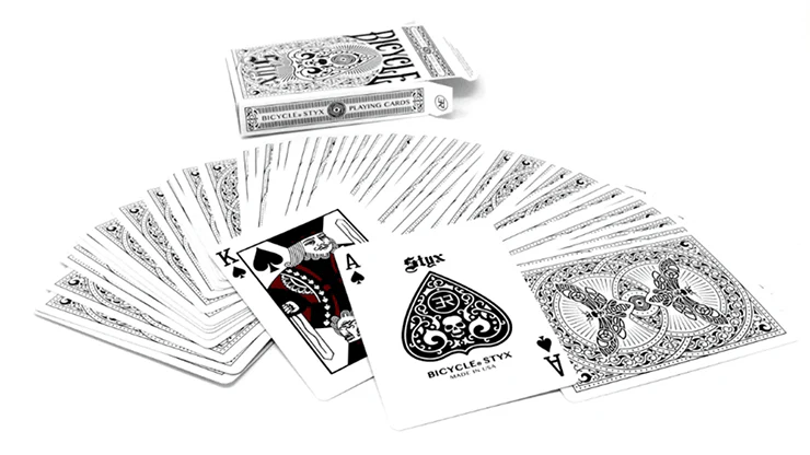 Styx White Bicycle Playing Cards - Image 2