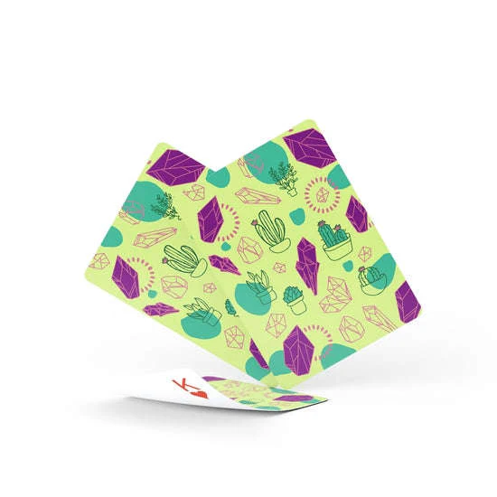 Succulent Skies Plastic Playing Cards 2 Deck Set - Image 5