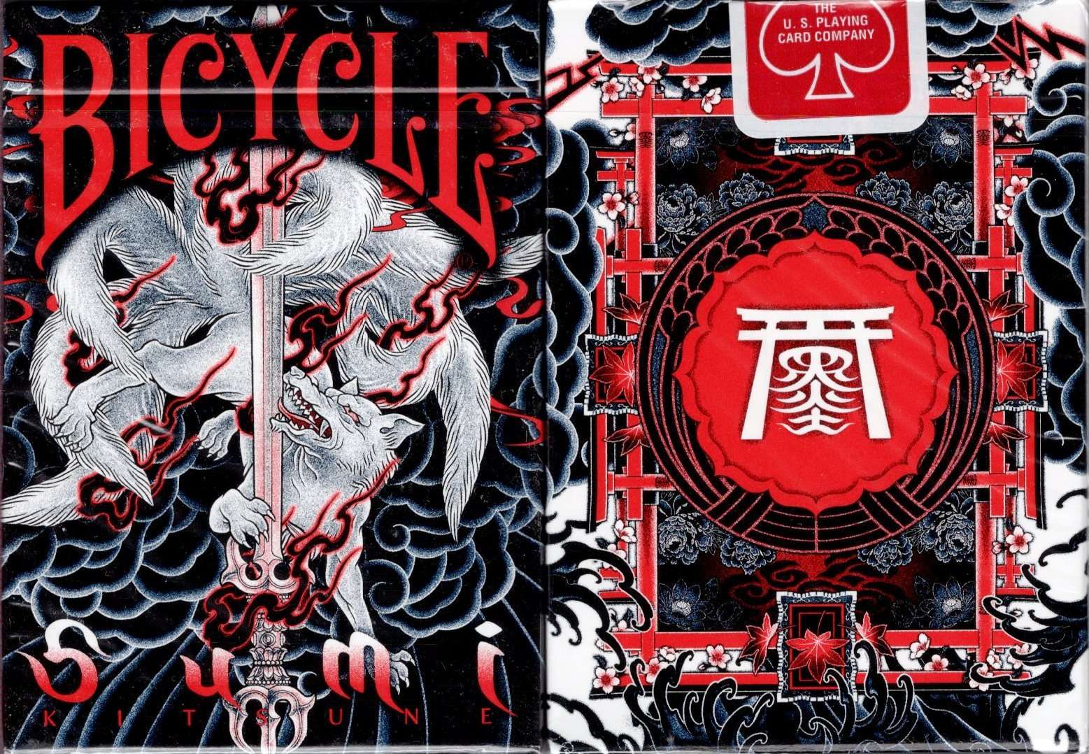 Sumi Kitsune Bicycle Playing Cards - Image 3