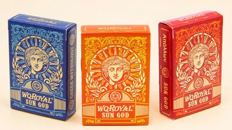 Sun God Greek Mythology Themed Red Edition Playing Cards - Image 6