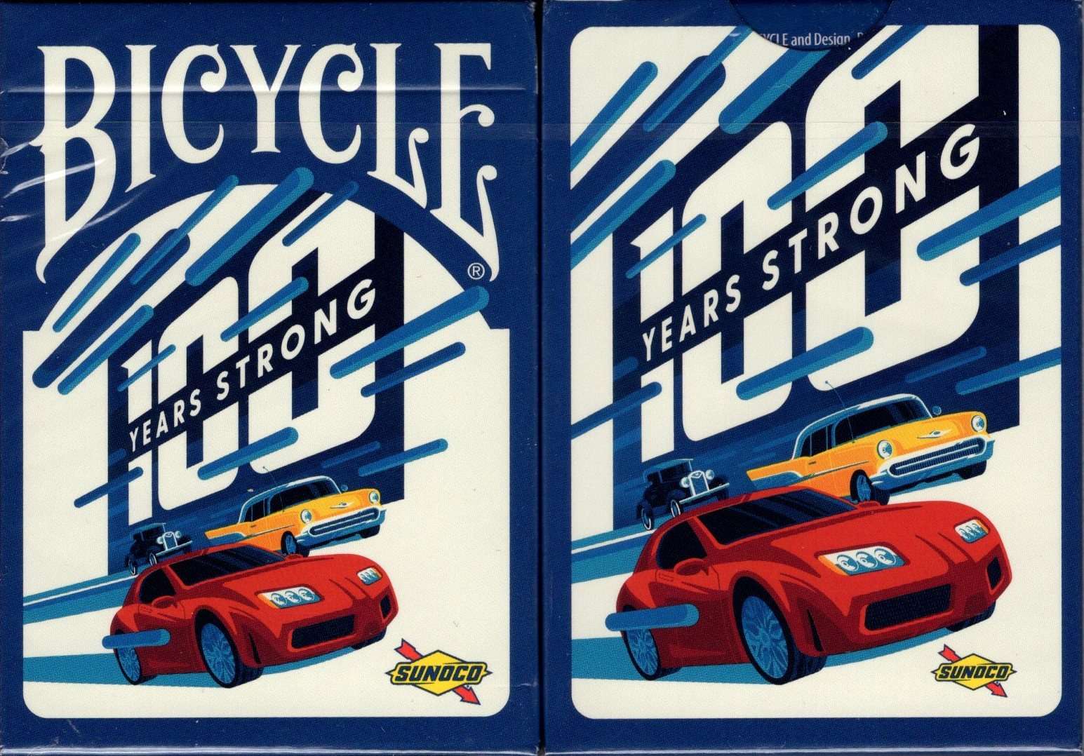 Sunoco 100 Years Strong Bicycle Playing Cards