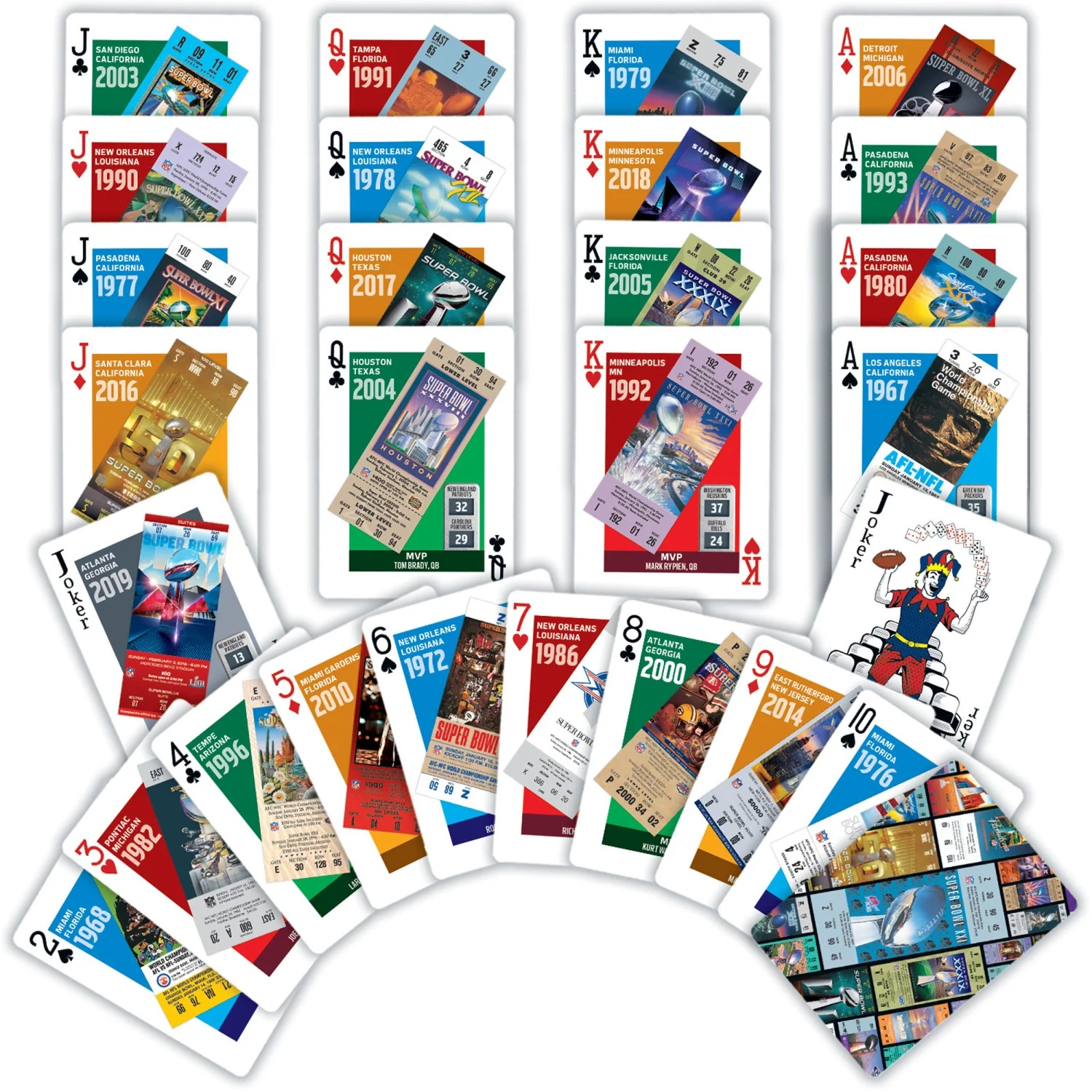 SuperBowl Playing Cards – Relive Each Championship! - Image 2