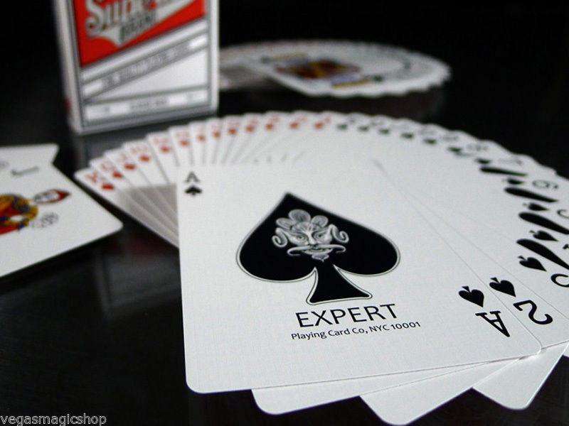 Superior Brand Red Classic Back Readers Playing Cards Deck EPCC - Image 6