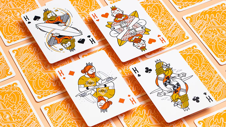 Surfboard v2 Marked Playing Cards USPCC - Image 5
