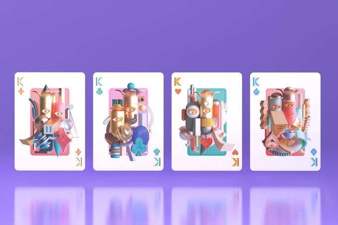 Surrealism Bicycle Playing Cards - Image 5