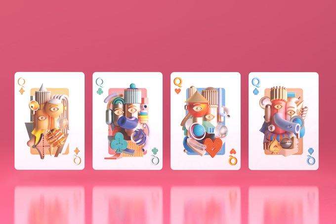Surrealism Bicycle Playing Cards - Image 6
