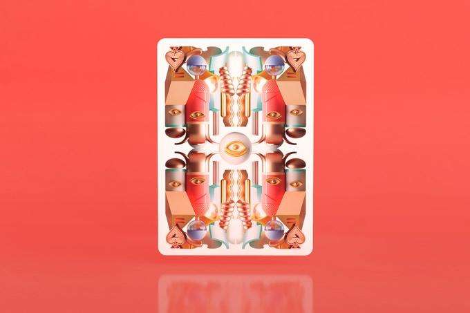 Surrealism Bicycle Playing Cards - Image 8