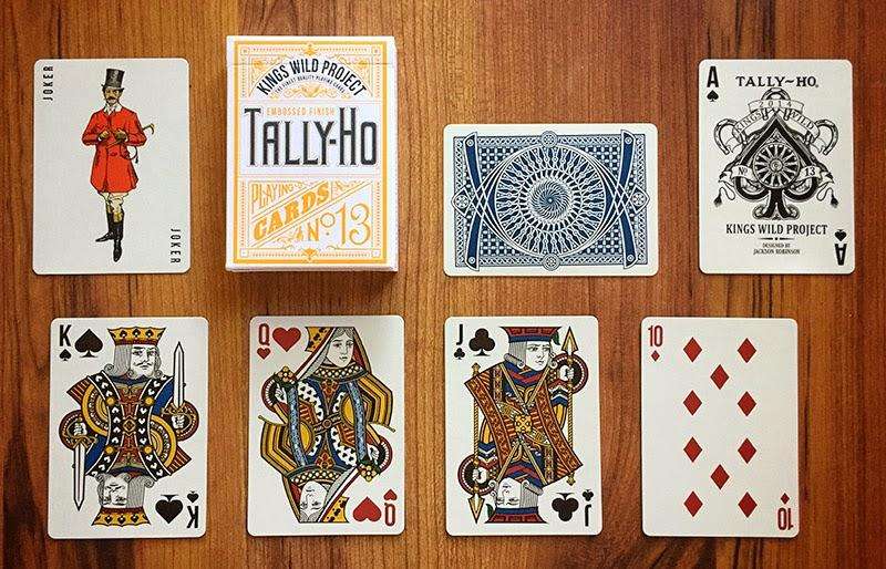 Tally-Ho Kings Wild Blue Playing Cards - Image 2