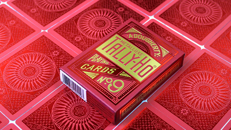 Tally-Ho MetalLuxe Red Playing Cards - Image 3