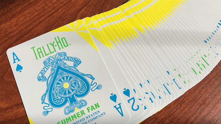 Tally-Ho Summer Fan Cardistry Playing Cards - Image 3