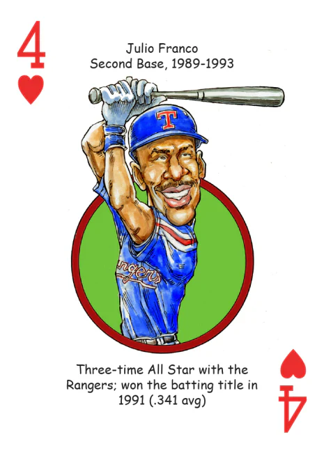 Texas Baseball Heroes Playing Cards - Image 3