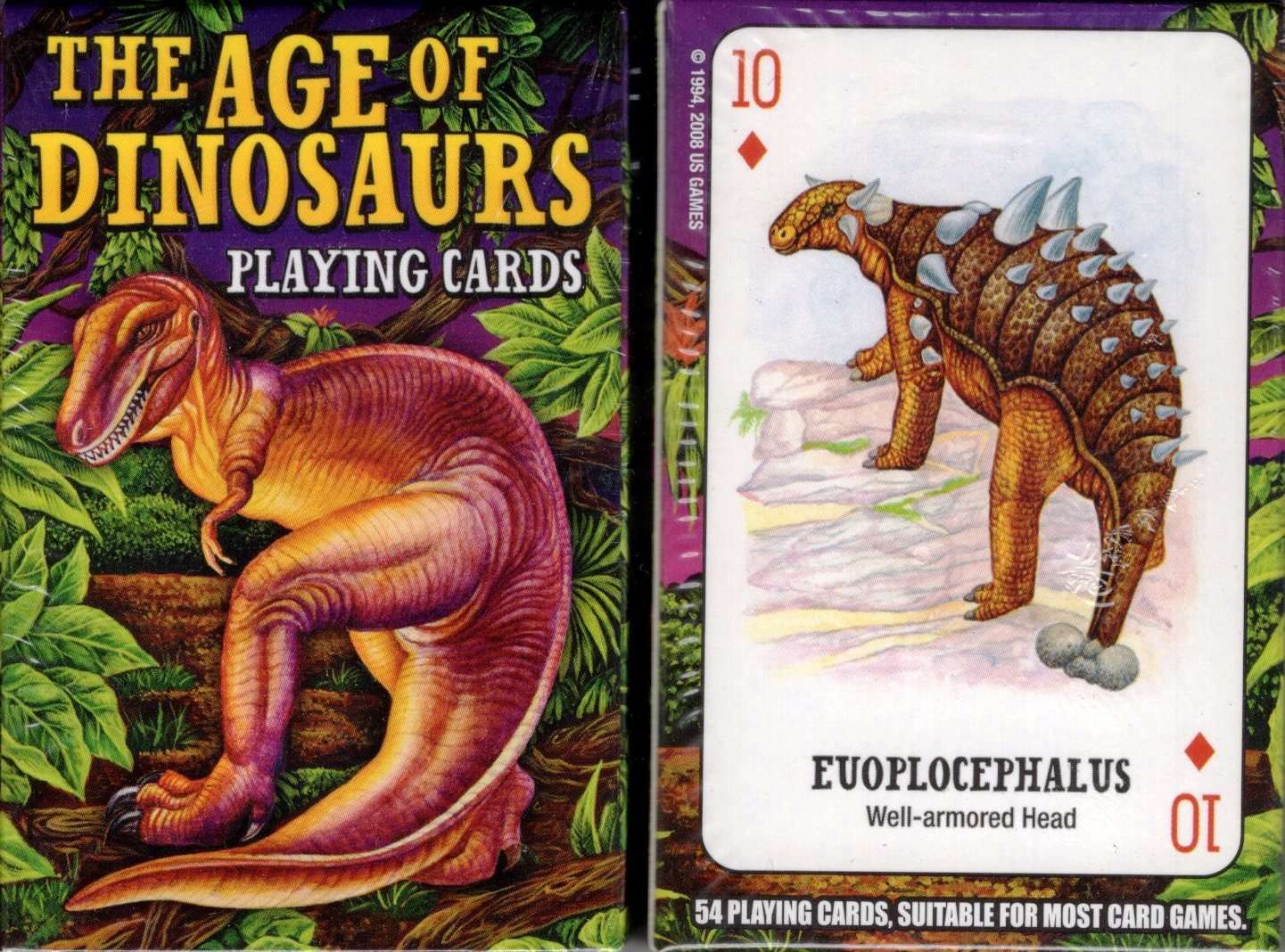 The Age of Dinosaurs Playing Cards USGS
