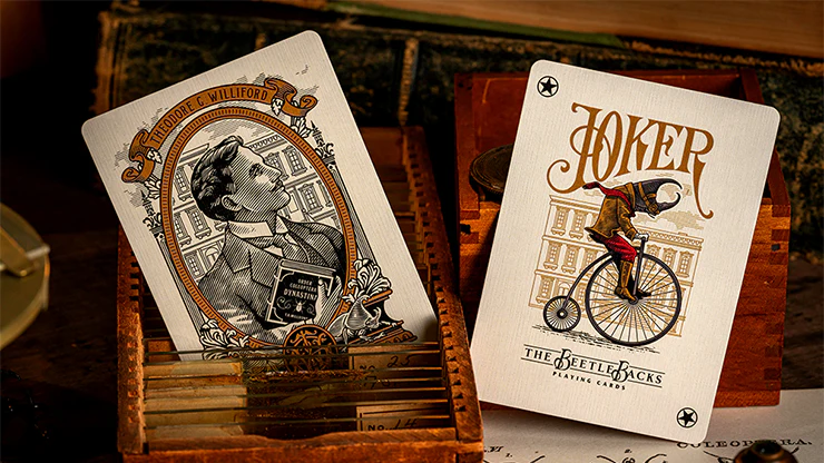 The Beetle Backs Playing Cards - Cobalt Edition - Image 2